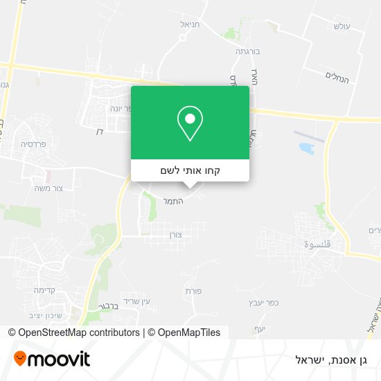 מפת גן אסנת