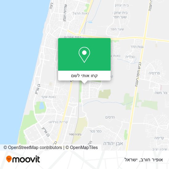 מפת אופיר חורב