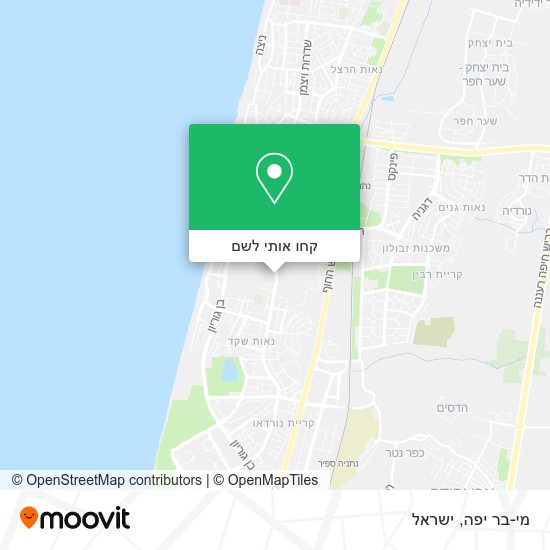 מפת מי-בר יפה