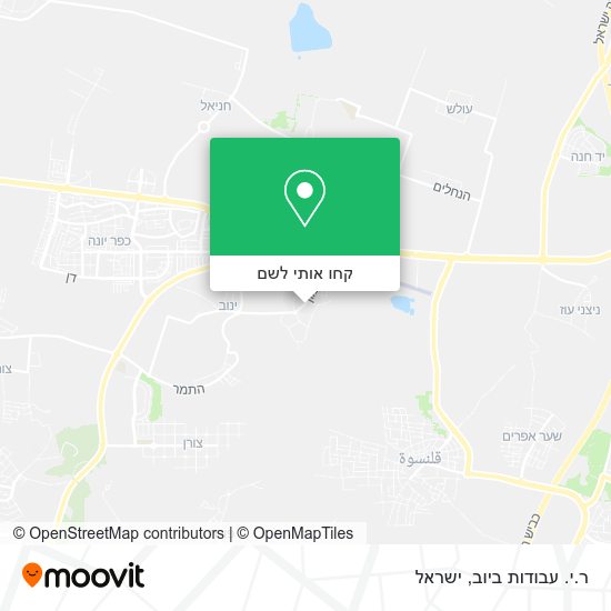 מפת ר.י. עבודות ביוב