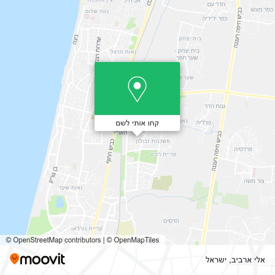 מפת אלי ארביב