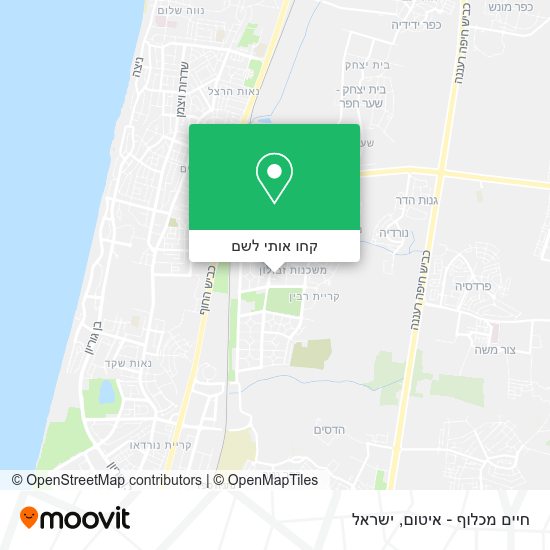 מפת חיים מכלוף - איטום