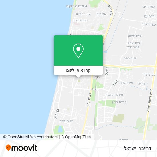 מפת דרייבר