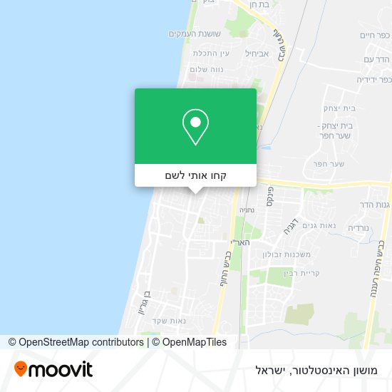 מפת מושון האינסטלטור