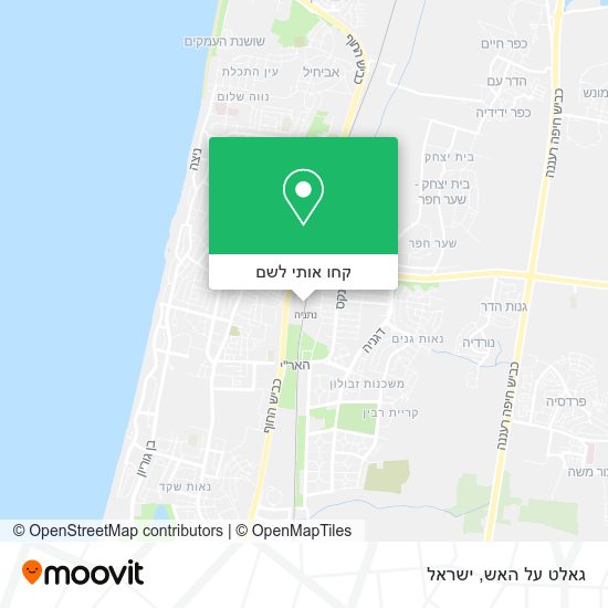 מפת גאלט על האש