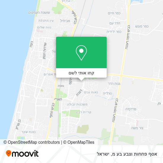 מפת אסף פחחות וצבע בע מ