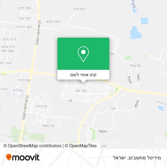 מפת מיריטל מחשבים