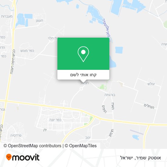 מפת אוסטק שמיר