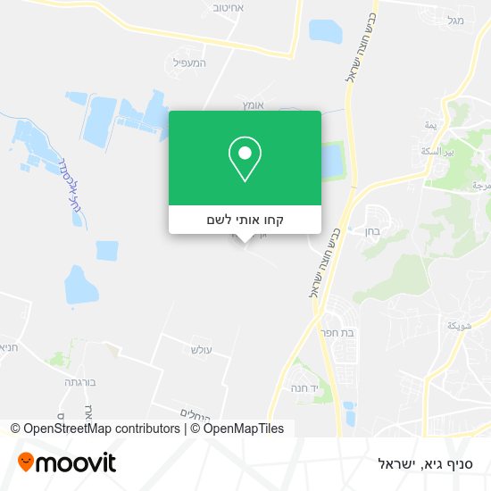 מפת סניף גיא