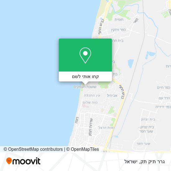 מפת גרר תיק תק