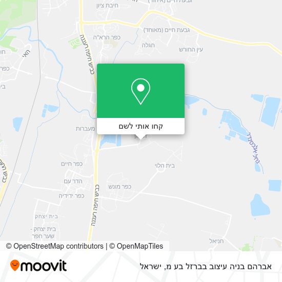 מפת אברהם בניה עיצוב בברזל בע מ
