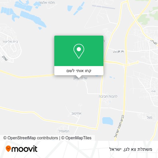 מפת משתלת צא לגן