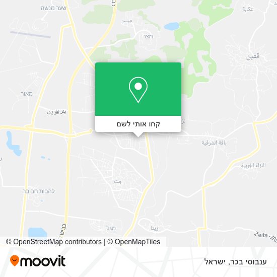 מפת ענבוסי בכר