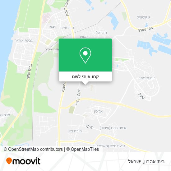 מפת בית אהרון