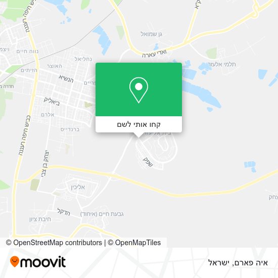 מפת איה פארם