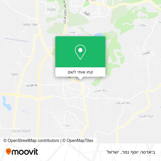 מפת ביאדסה יוסף נמר
