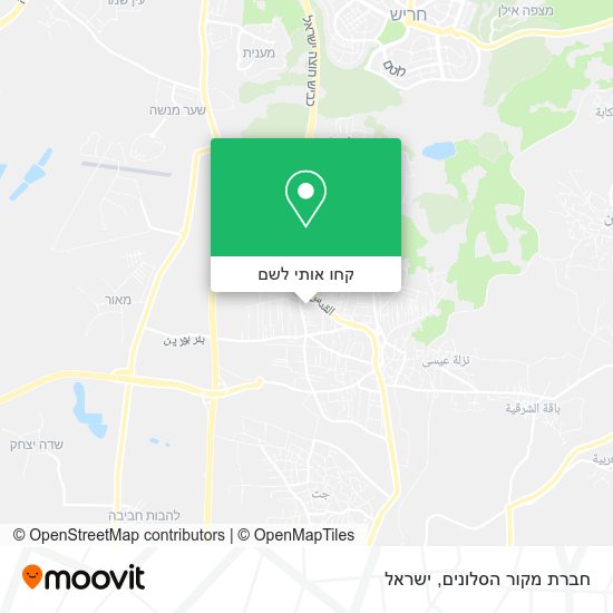 מפת חברת מקור הסלונים