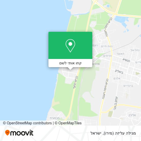 מפת מגילה עליזה (מירו)
