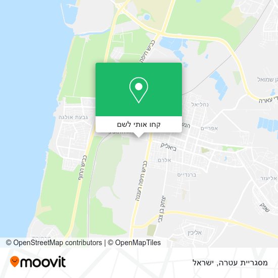 מפת מסגריית עטרה