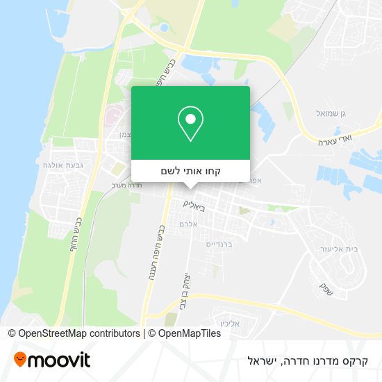 מפת קרקס מדרנו חדרה