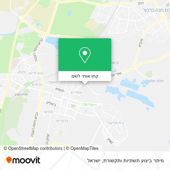 מפת מיתר ביצוע תשתיות ותקשורת