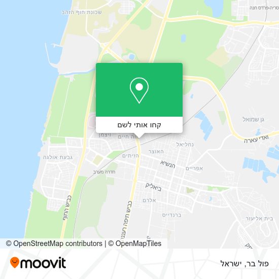מפת פול בר