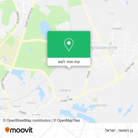 מפת גן האושר