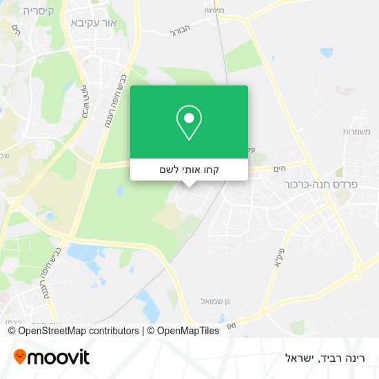 מפת רינה רביד