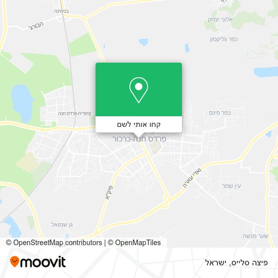 מפת פיצה סלייס