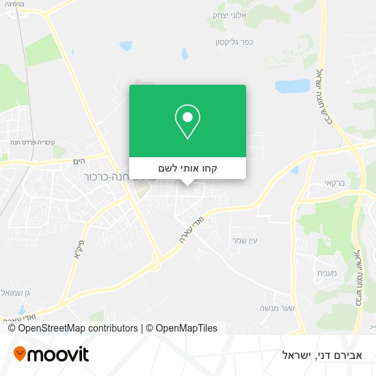 מפת אבירם דני