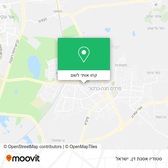 מפת סטודיו אסנת דן
