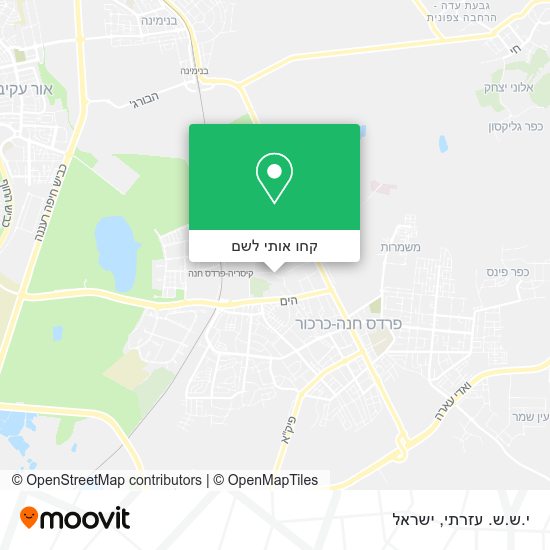 מפת י.ש.ש. עזרתי
