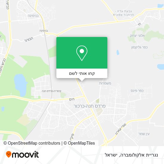 מפת נגריית אלקולומברה