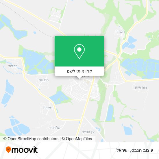 מפת עיצוב הגבס
