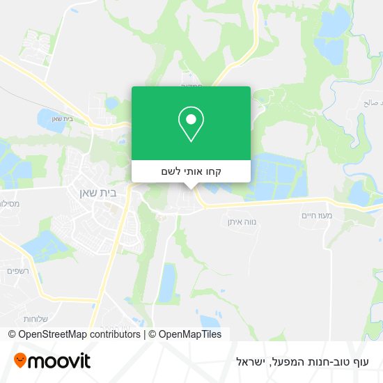 מפת עוף טוב-חנות המפעל