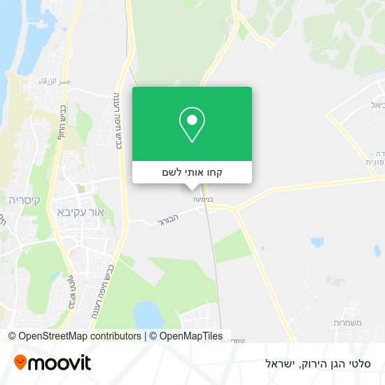 מפת סלטי הגן הירוק