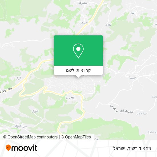 מפת מחמוד רשיד
