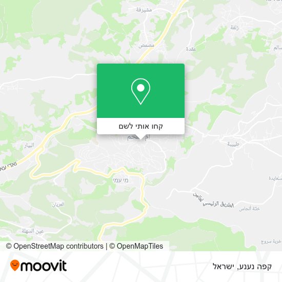 מפת קפה נענע
