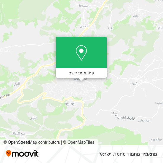 מפת מחאמיד מחמוד מחמד