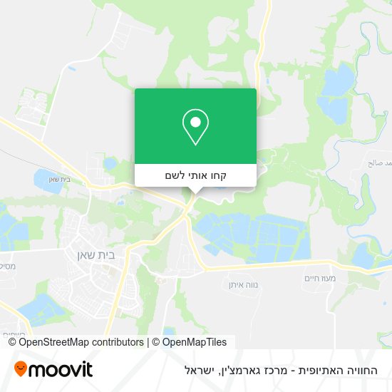 מפת החוויה האתיופית - מרכז גארמצ'ין