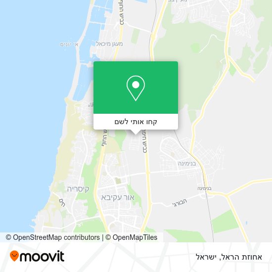 מפת אחוזת הראל