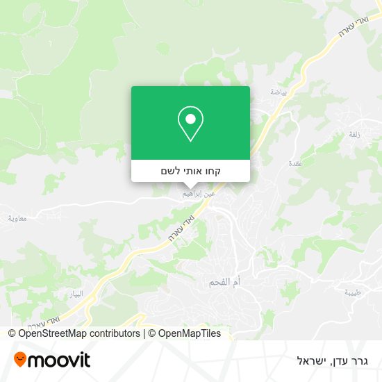 מפת גרר עדן