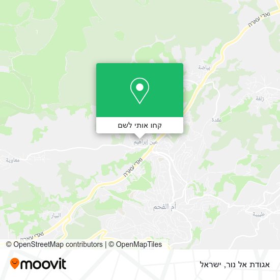 מפת אגודת אל נור