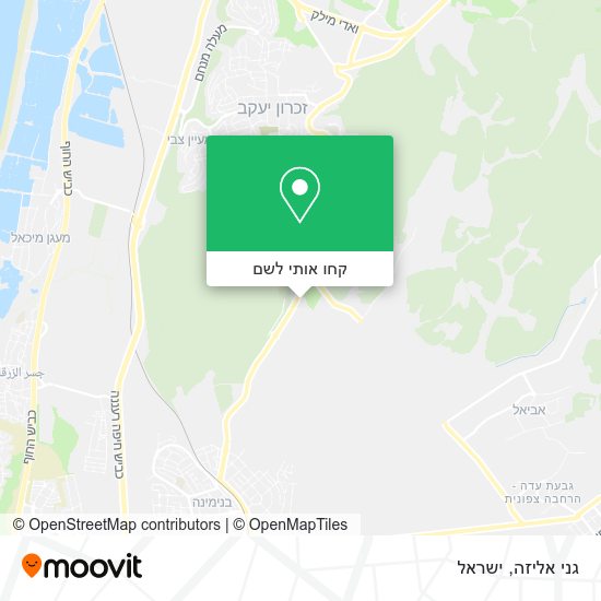 מפת גני אליזה