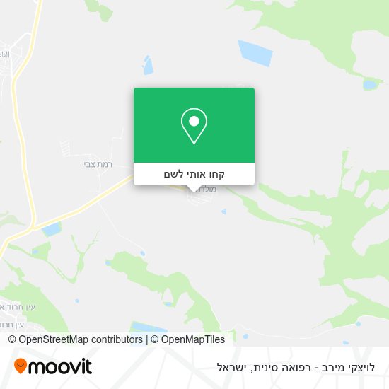מפת לויצקי מירב - רפואה סינית