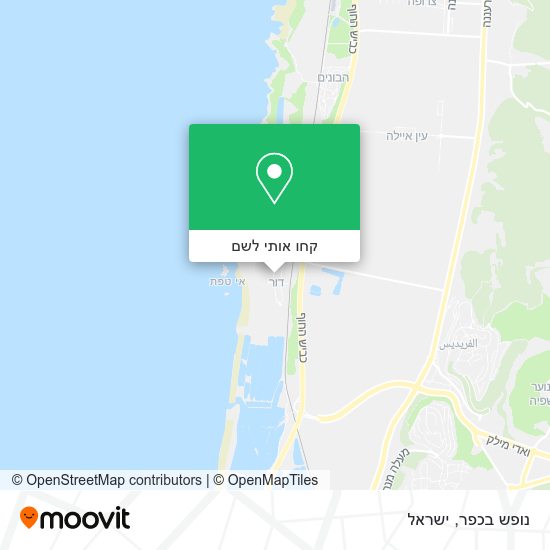 מפת נופש בכפר
