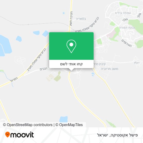 מפת פישל אקוסטיקה