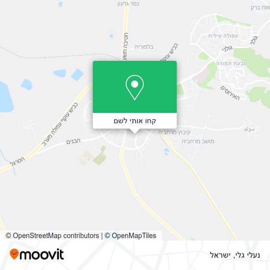 מפת נעלי גלי