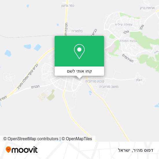 מפת דפוס מהיר