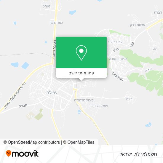 מפת חשמלאי לוי